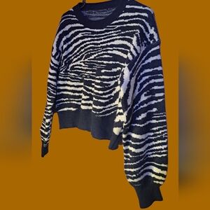 SEXY ZEBRA PRINT SWEATER